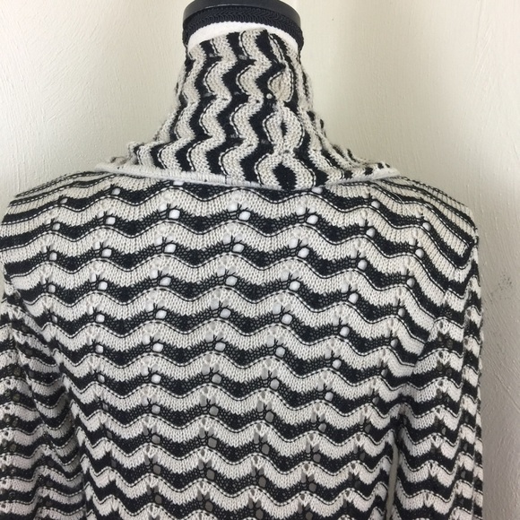 Kim Rogers Sweater. Black/Tan. So M. - Picture 4 of 6